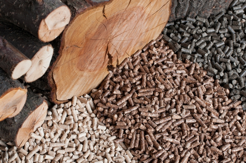 Wood pellets are typically crafted from compacted sawdust, a byproduct of industries like sawmills